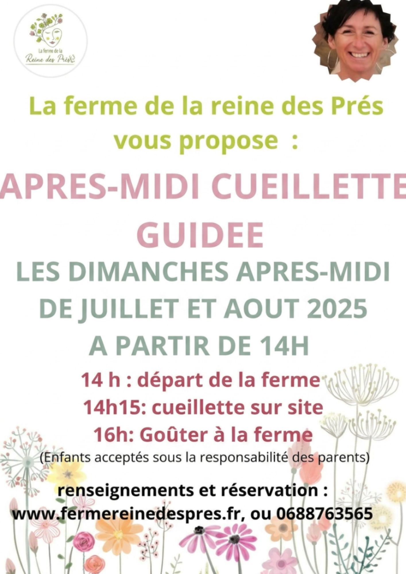 Après-Midi Cueillette Guidée et Goûter à la Ferme